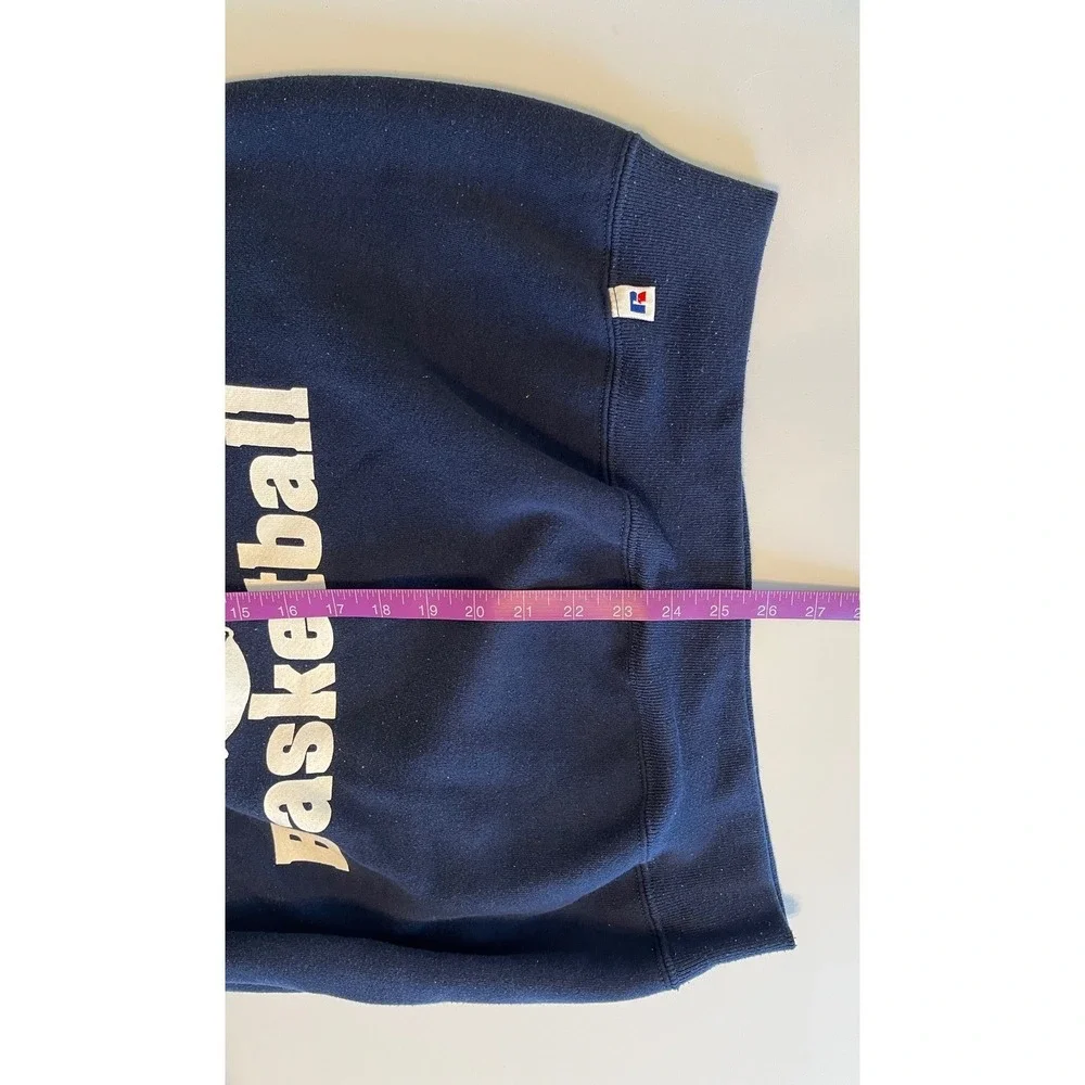 VTG USA Made Clark State Basketball Sweatshirt‎ Navy Blue Size L (fits M) Rare
